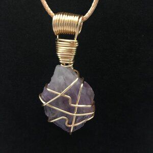 Natural Amethyst Pendant (Reiki Infused)